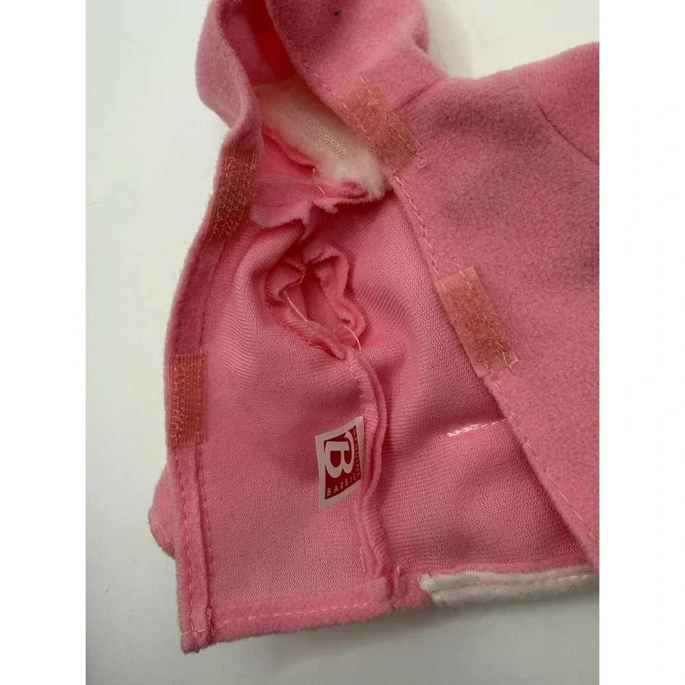 Vintage Mattel Barbie Doll‎ Pink Winter Parka With Hood